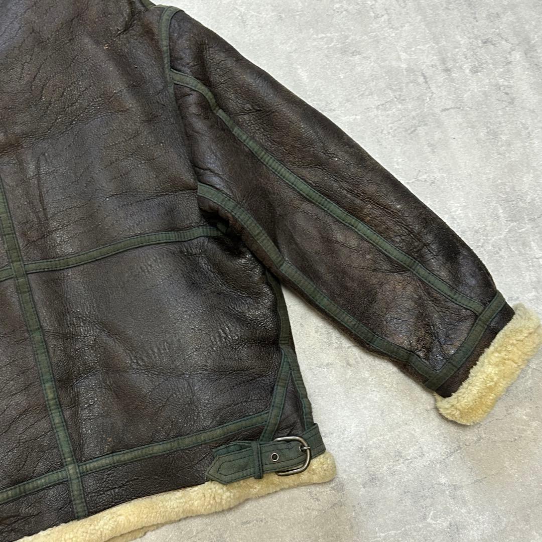 ジャケット・アウター 90s vintage B-3 shearling jacket brown