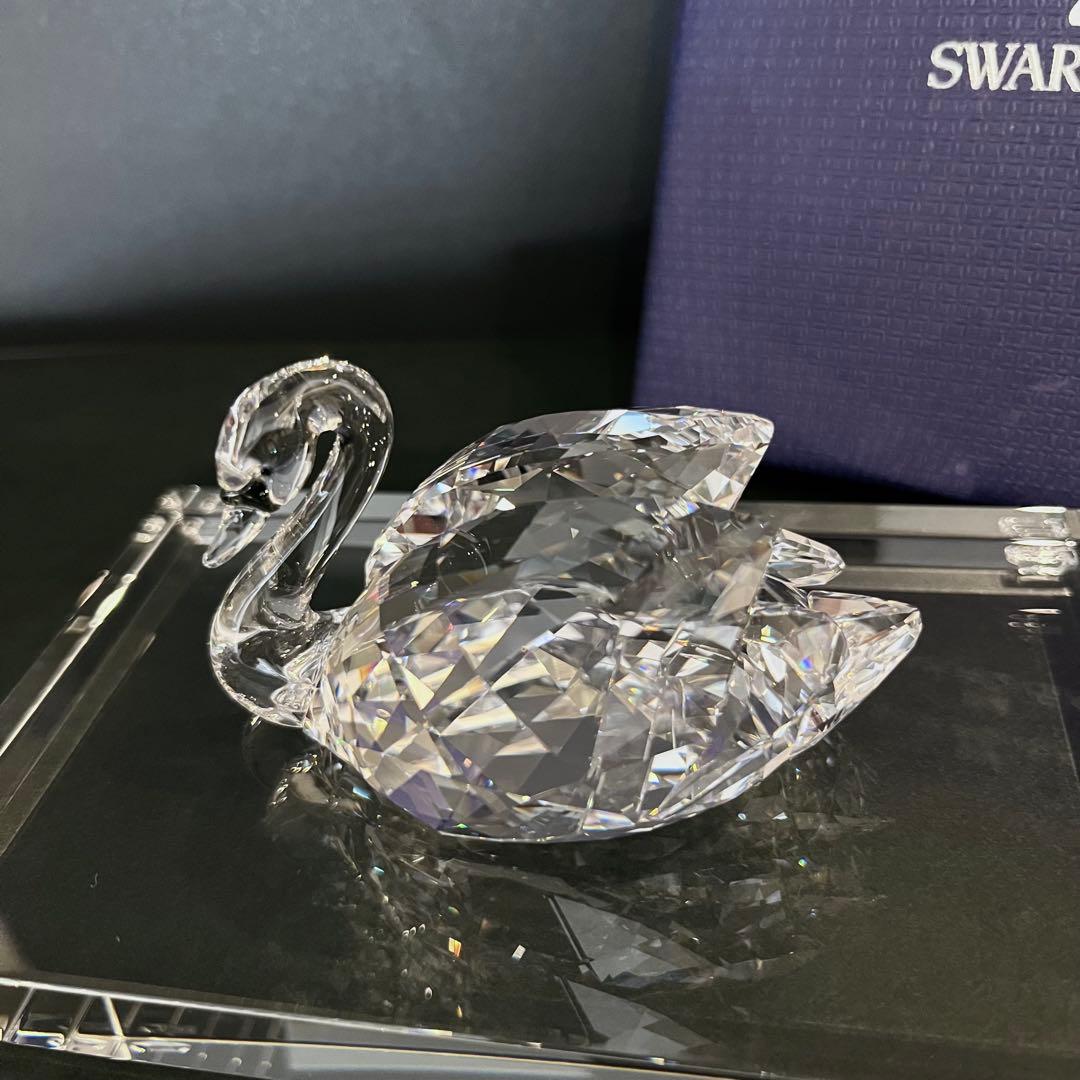 Swarovski スワロフスキー フィギュリン　スワンL置物