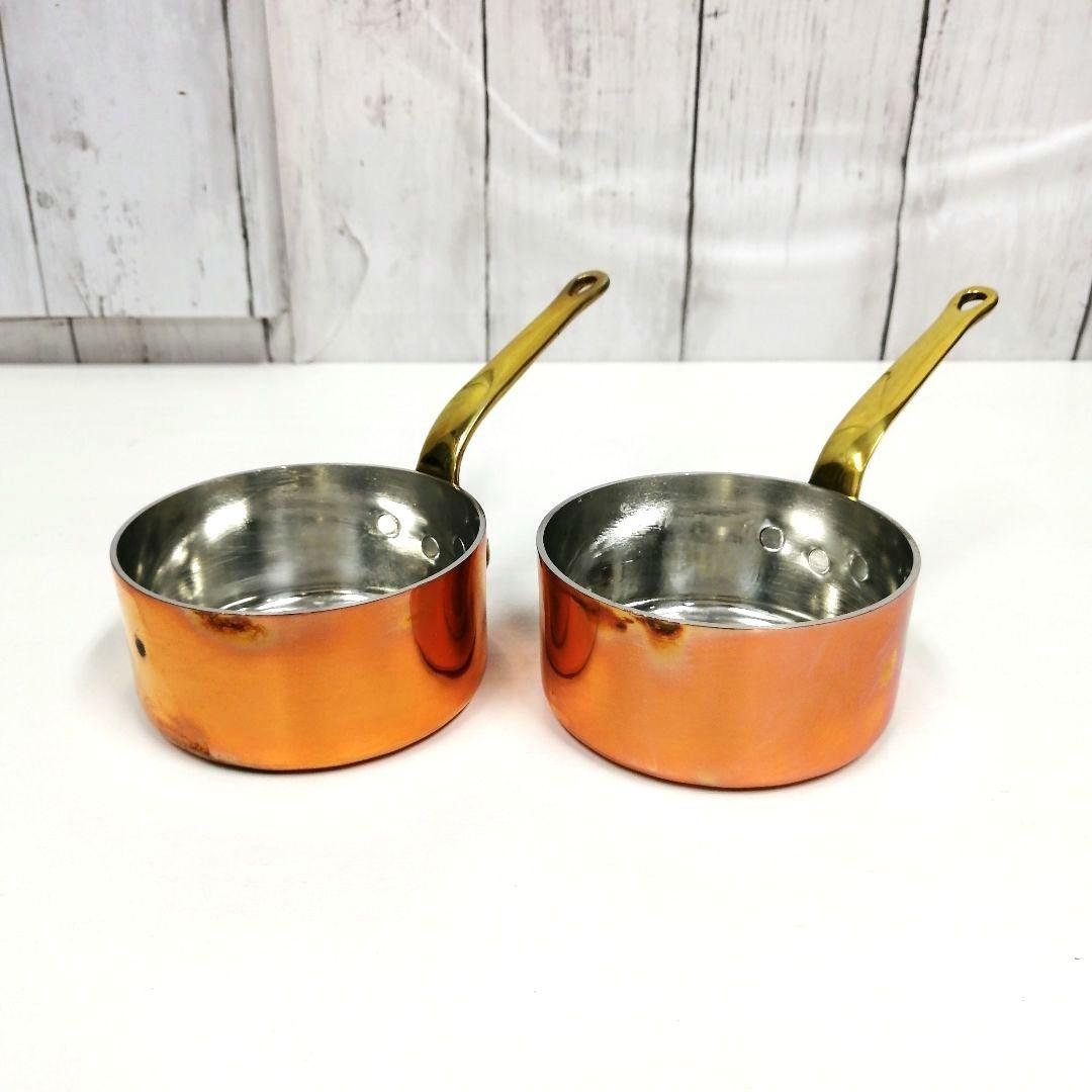 銅製 COPPER WARE JAPAN 80 プチパン 片手鍋 2個