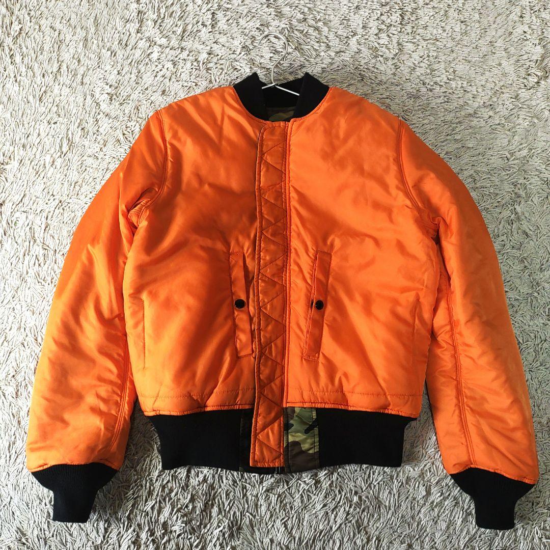 【極美品】アルファインダストリーズ　リバーシブル　フライトジャケット　MA-1