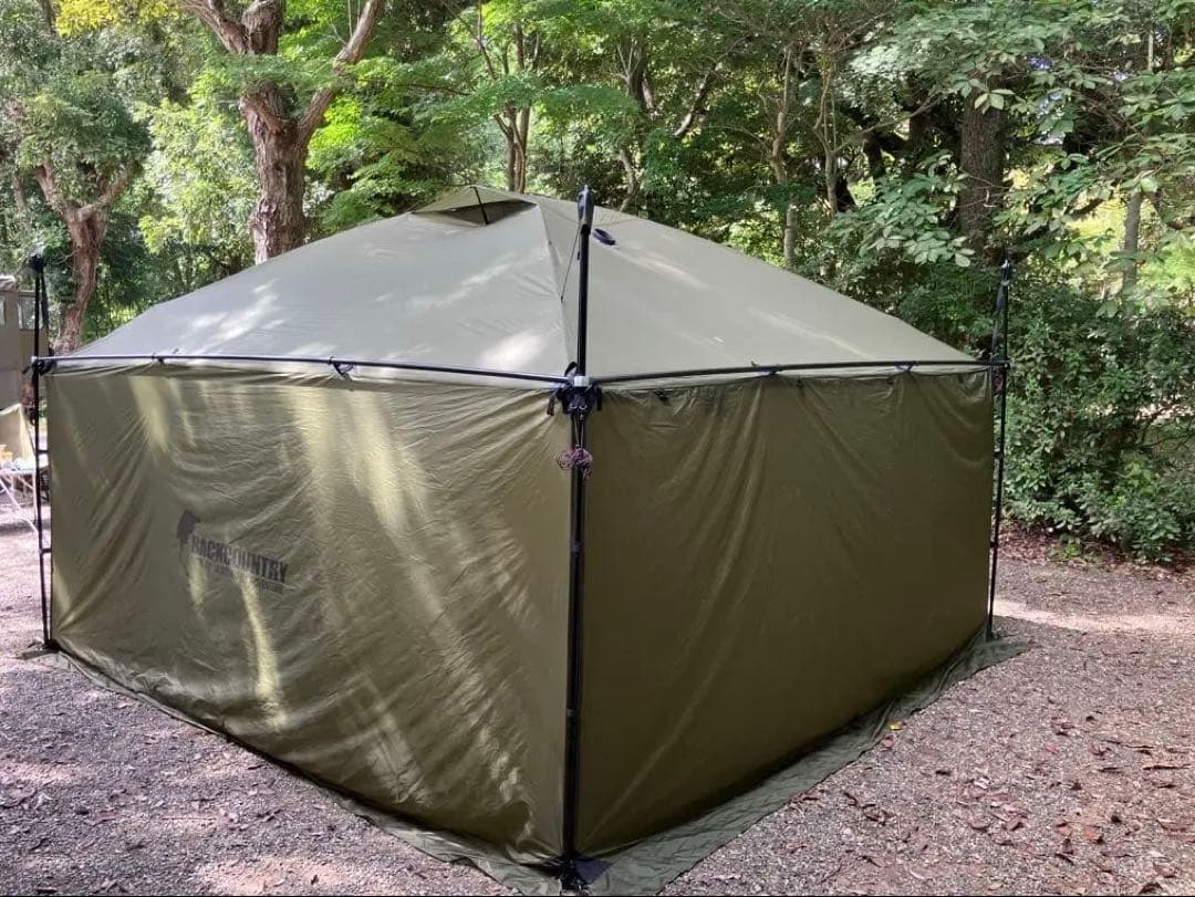 BACKCOUNTRY 320シェルター　オリーブグリーン 薪ストーブ対応