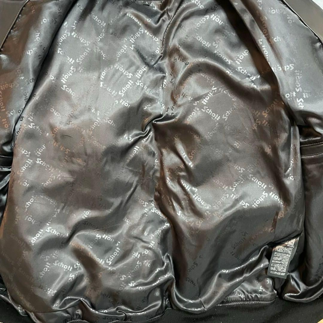 Schott ショット フルレザー スタジアムジャケット