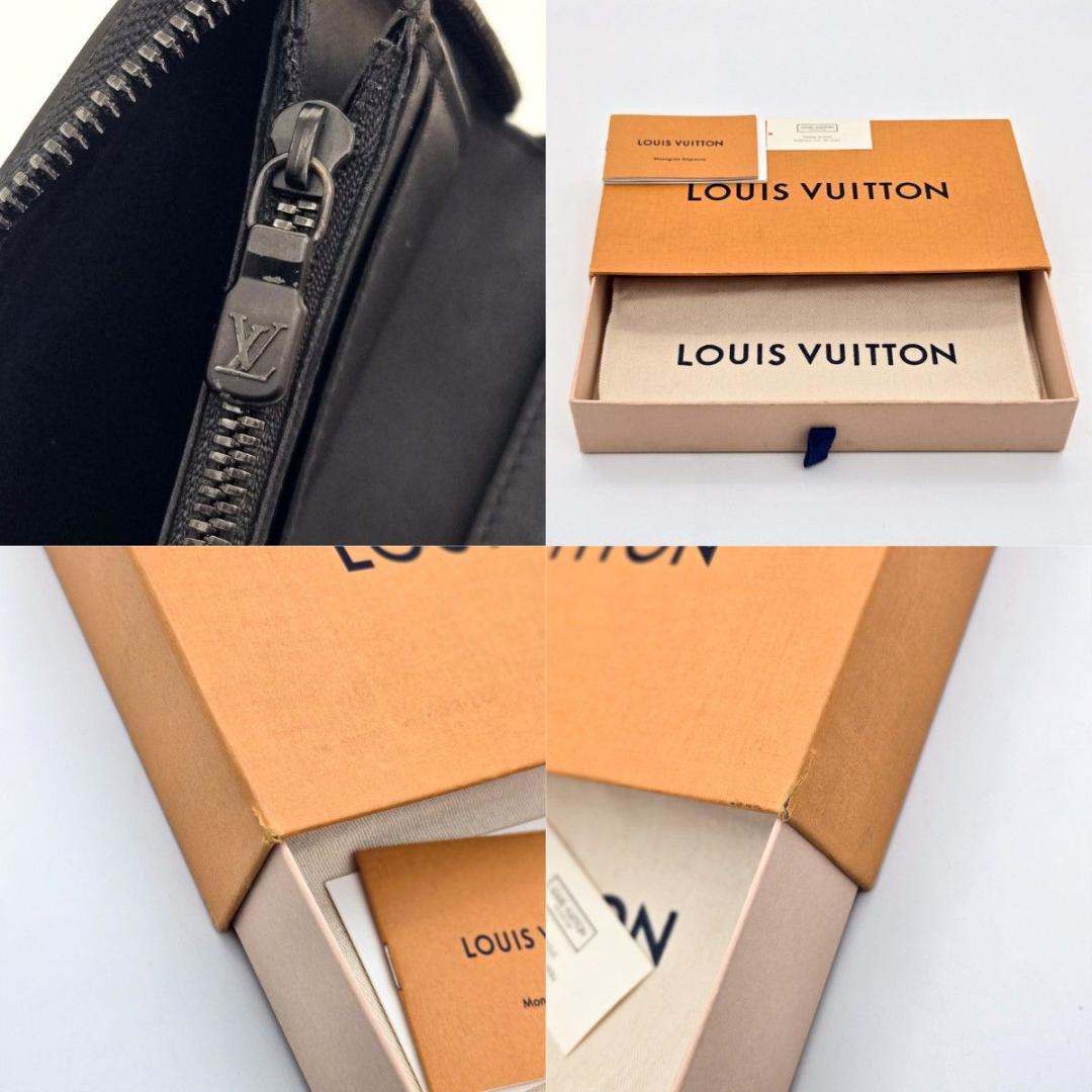 [ICモデル] ヴィトン 長財布 シャドウ ヴェルティカル ブラック A631