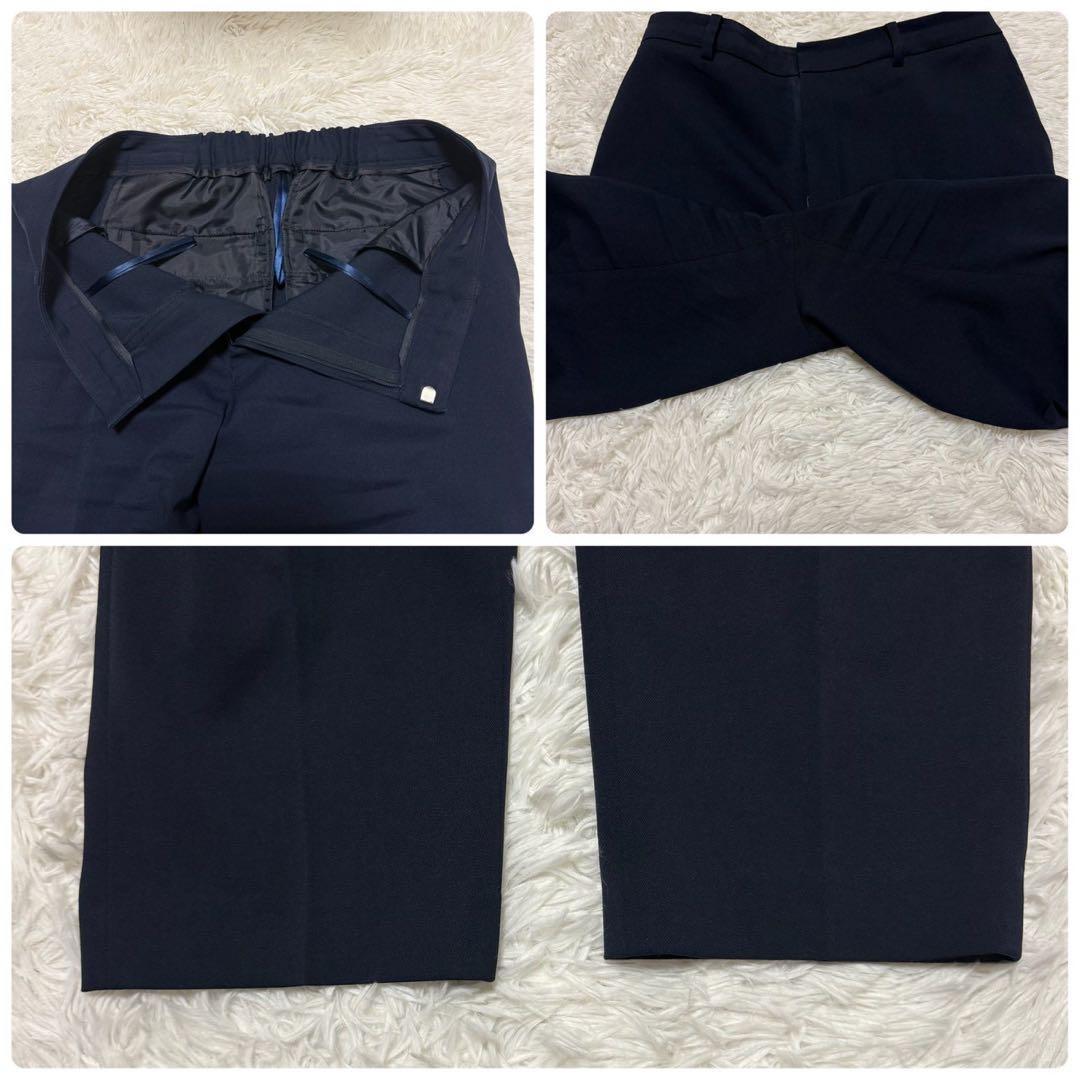 ✨美品/XL✨レミュー パンツスーツ ノーカラー ウォッシャブル 近年モデル