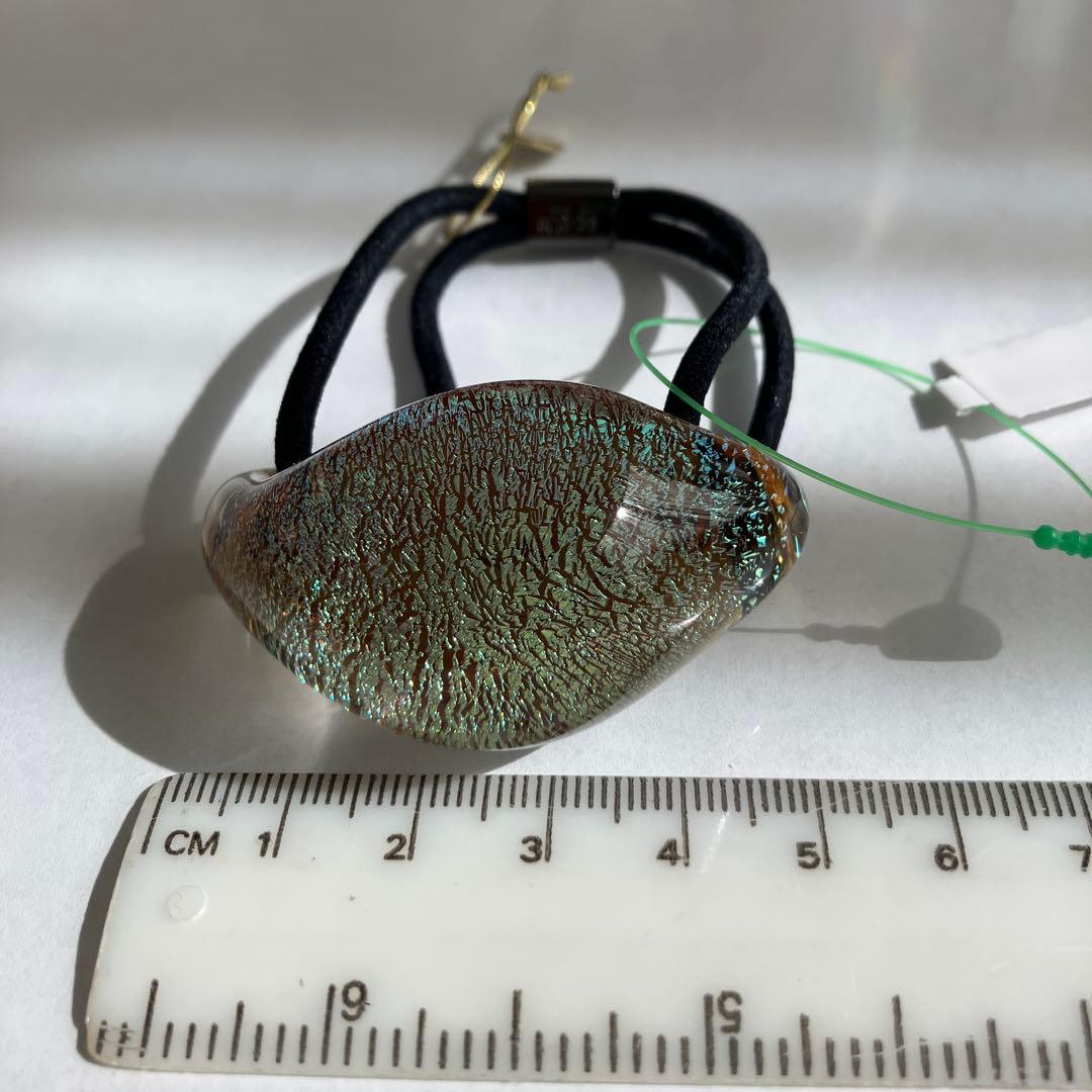 新品未使用コレットマルーフグラスポニーラージガラス製THBT accaヘアゴム