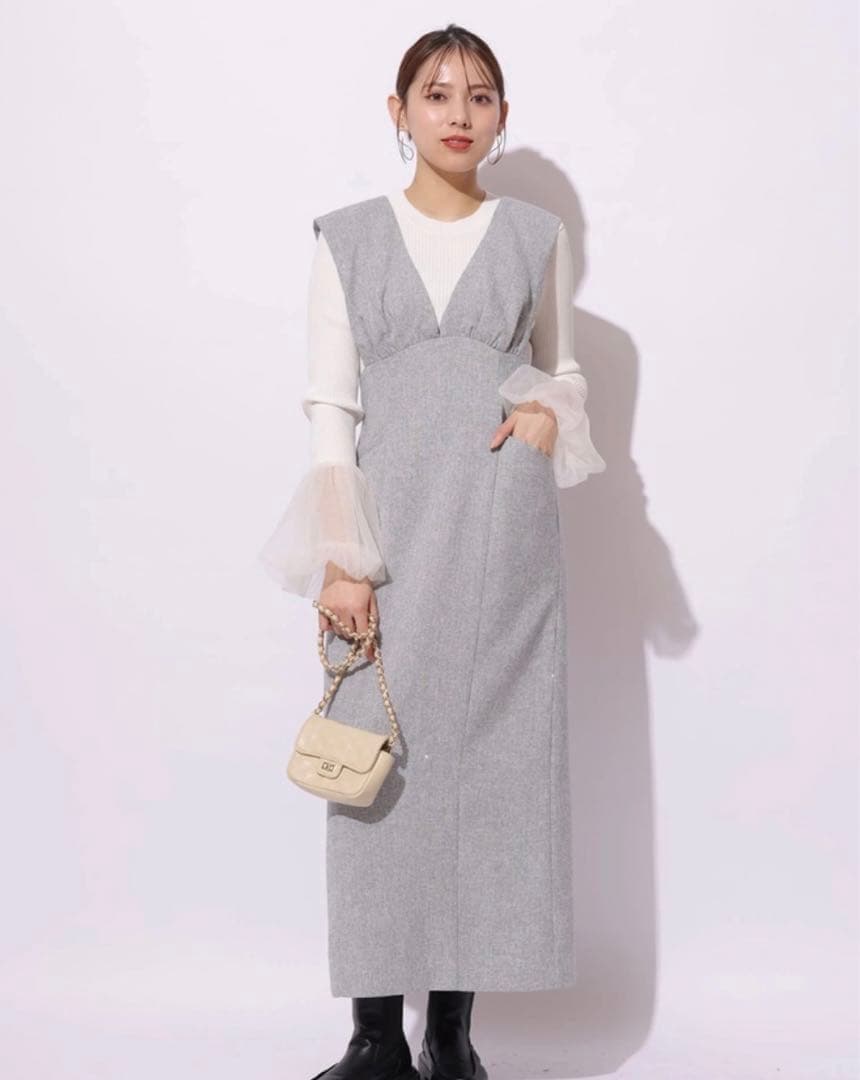 【新品】Mystrada ハイウエストジャンスカ　38 【トップス付き】