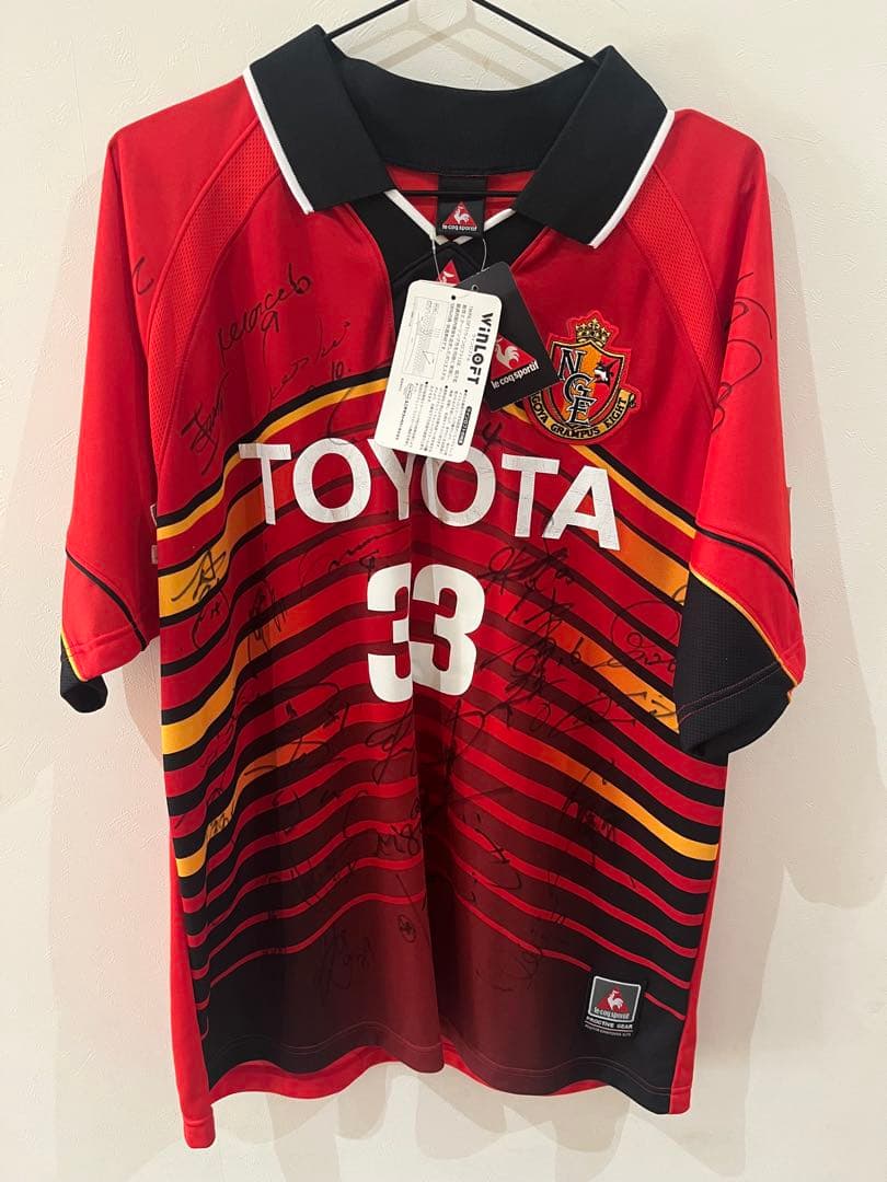 サッカー　マルチ直筆サイン入り 名古屋グランパス　ヴィンテージ ユニフォーム