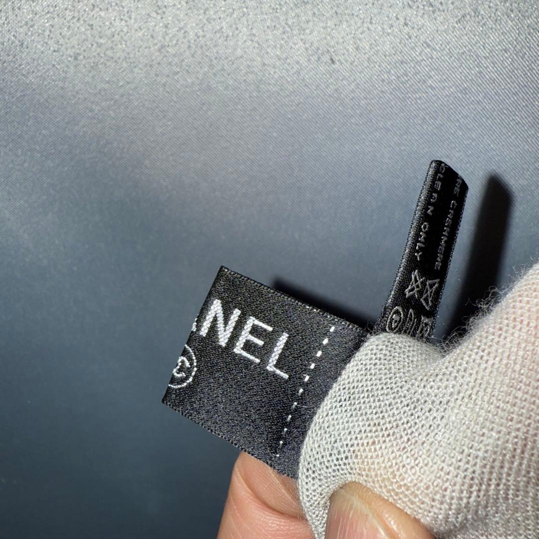 CHANEL　シャネル　ストール　カシミヤ　ダブルC 正規品　ココマーク　シルク