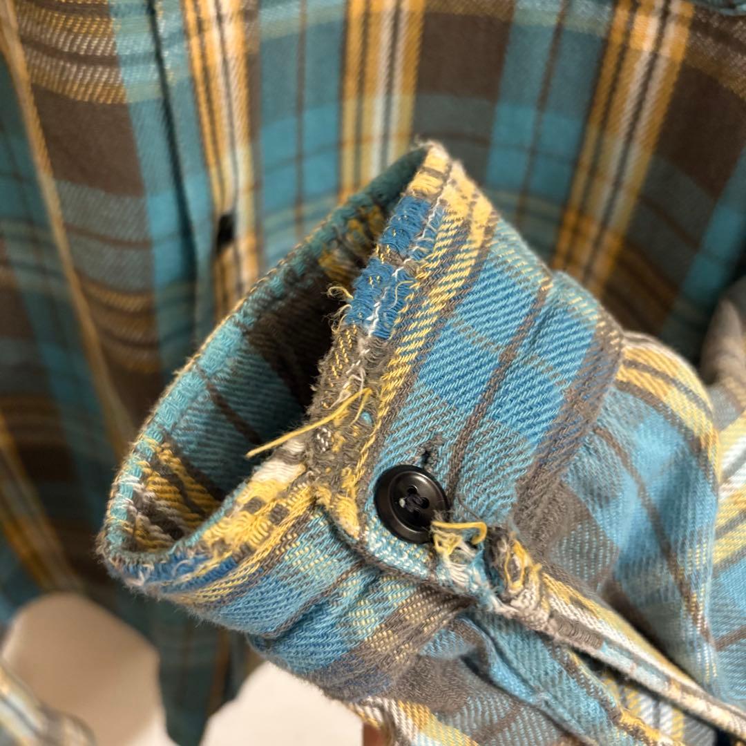 60s Sears ヴィンテージ ネルシャツ XL（17-17 1/2）