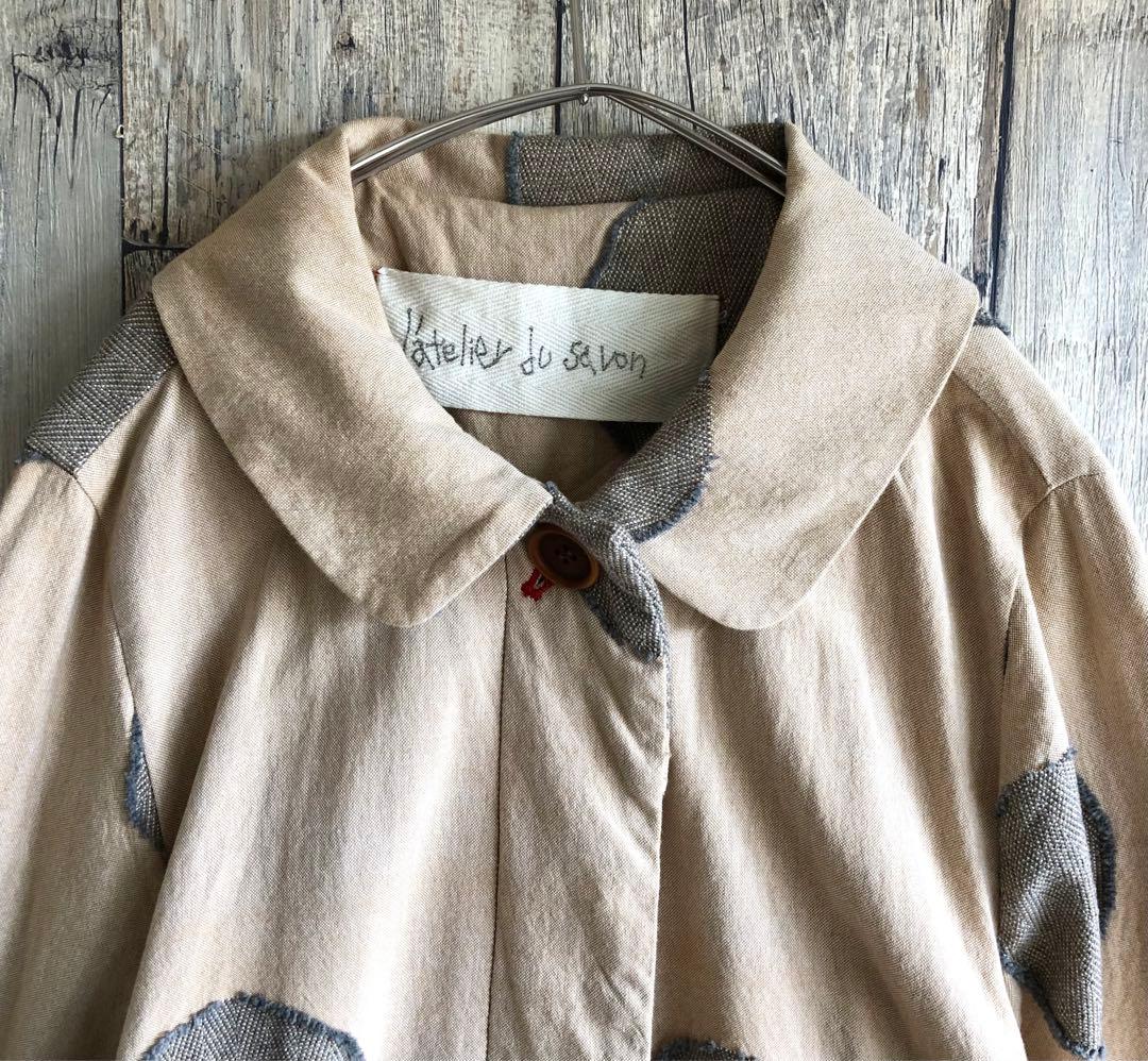 l’atelier du savon アトリエドゥサボン　ドット　コート　綿