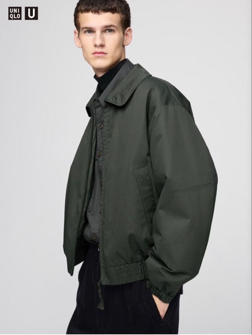 新品未使用 UNIQLO U ユニクロ U パフテックショートブルゾン L