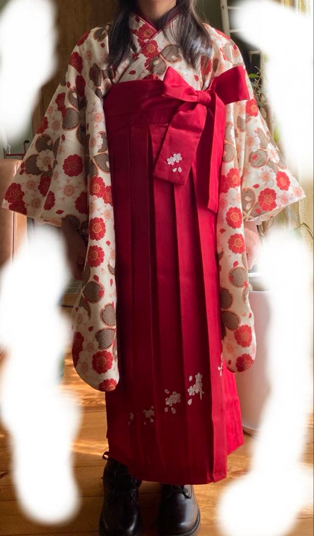 キャサリンコテージ　袴　ヘアアクセ(リボン)付き　130cm