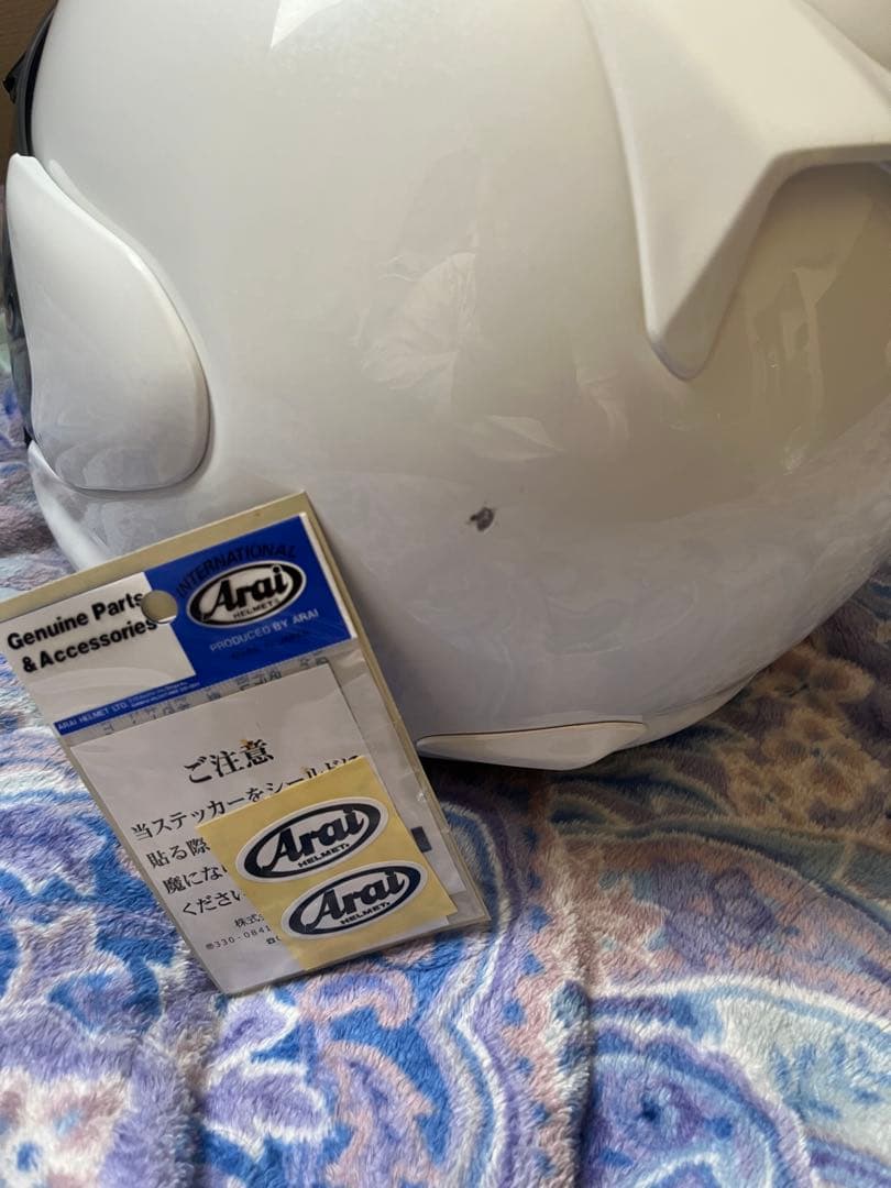 Arai ジェットヘルメット レッドチタン ミラーシールド