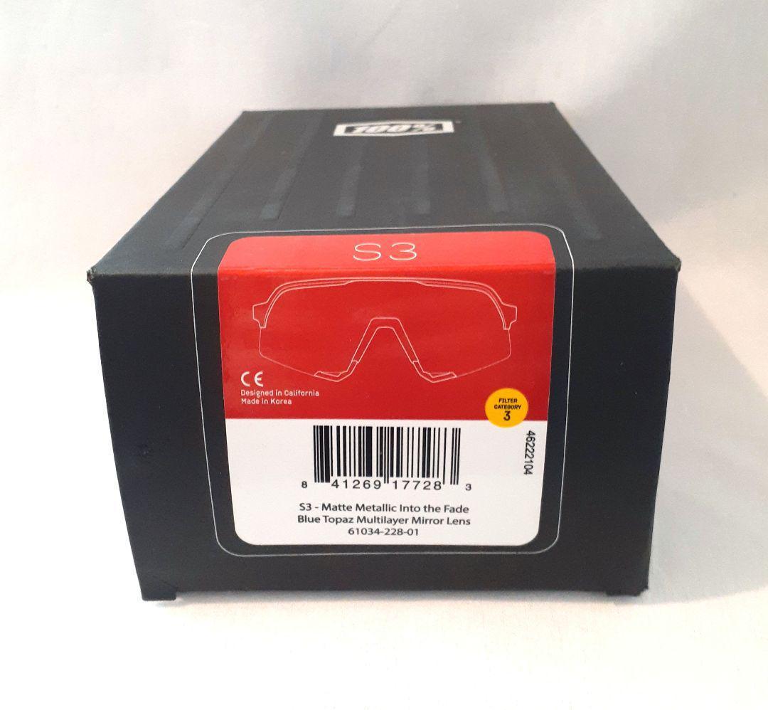 み 100% S3 ブルートパーズ ワンハンドレッド サングラス