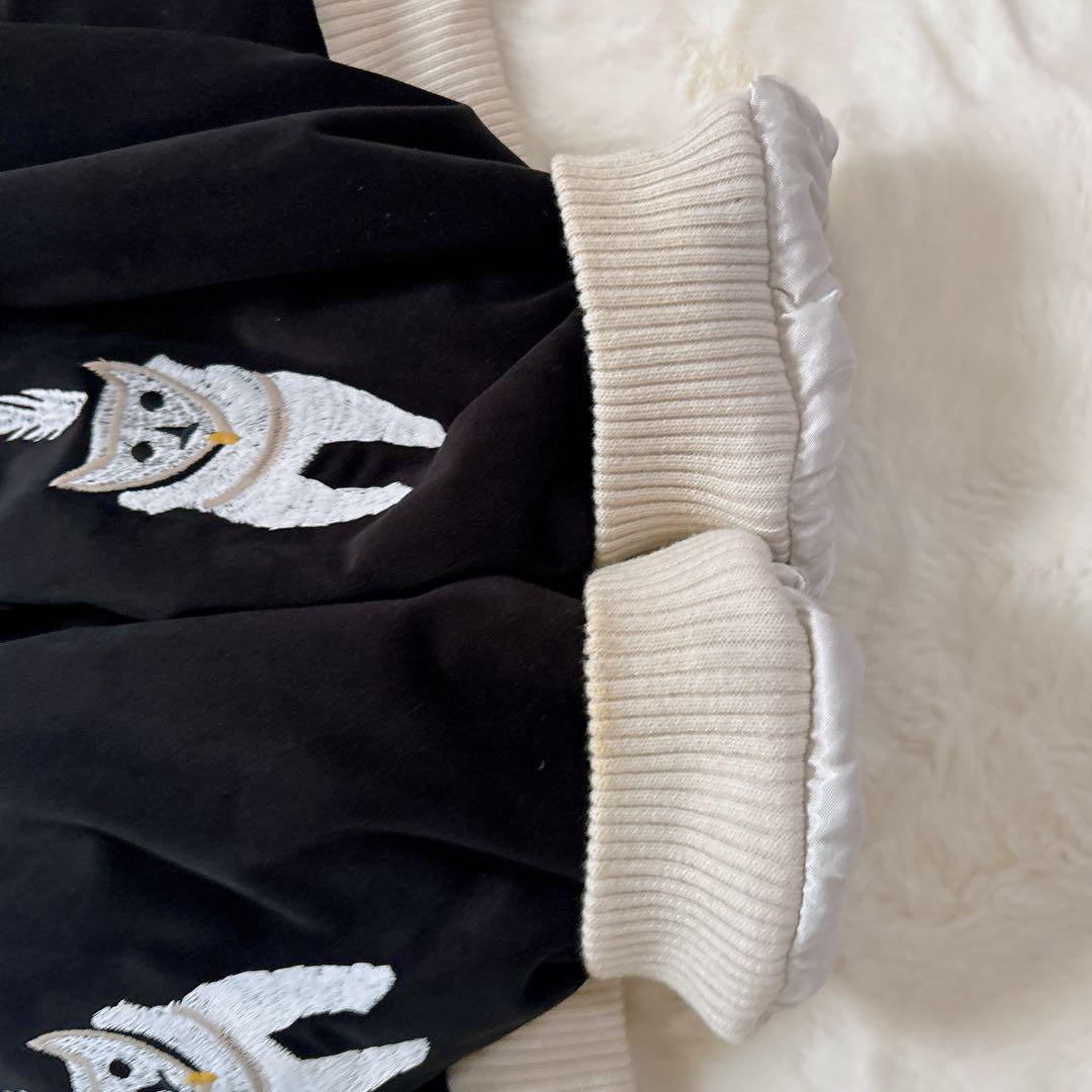 HOUSTON 別珍スカジャン ALASKA スーベニア 51386 XL 黒