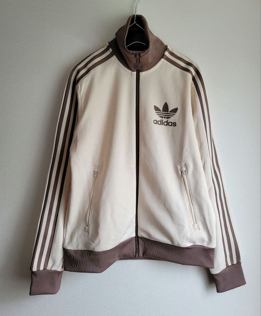 美品 アディダス オリジナルス トラックトップ ジャージ モカブラウン 匿名配送