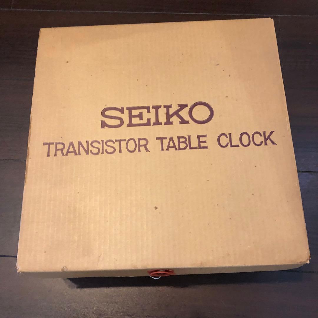 お値引きしました〜 SEIKO置き時計　 トランジスタ クロック　インテリア