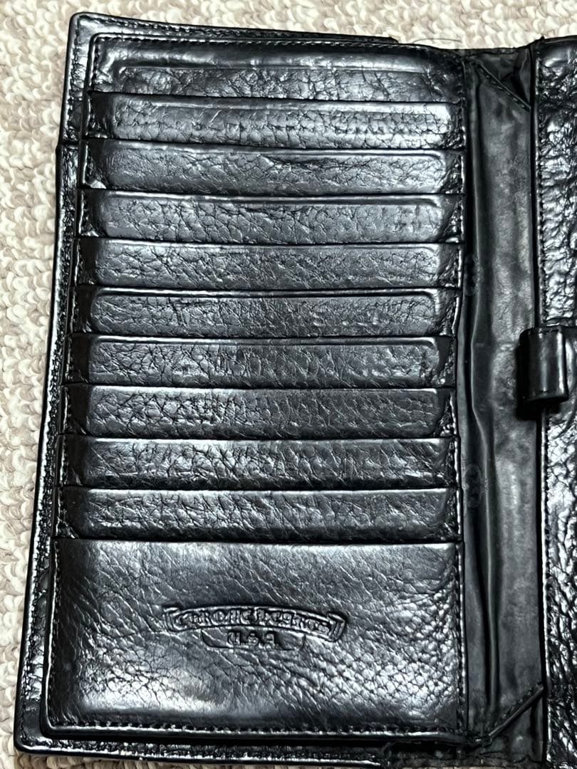 クロムハーツ CHROME HEARTS ウェーブウォレット ジップ破損