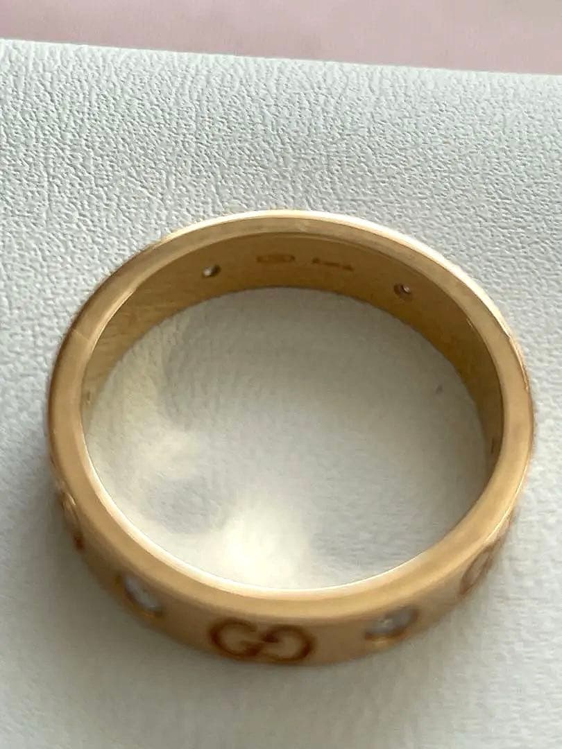 G U C C I アイコンリング ダイヤモンド K18ＰG D 6Ｐ