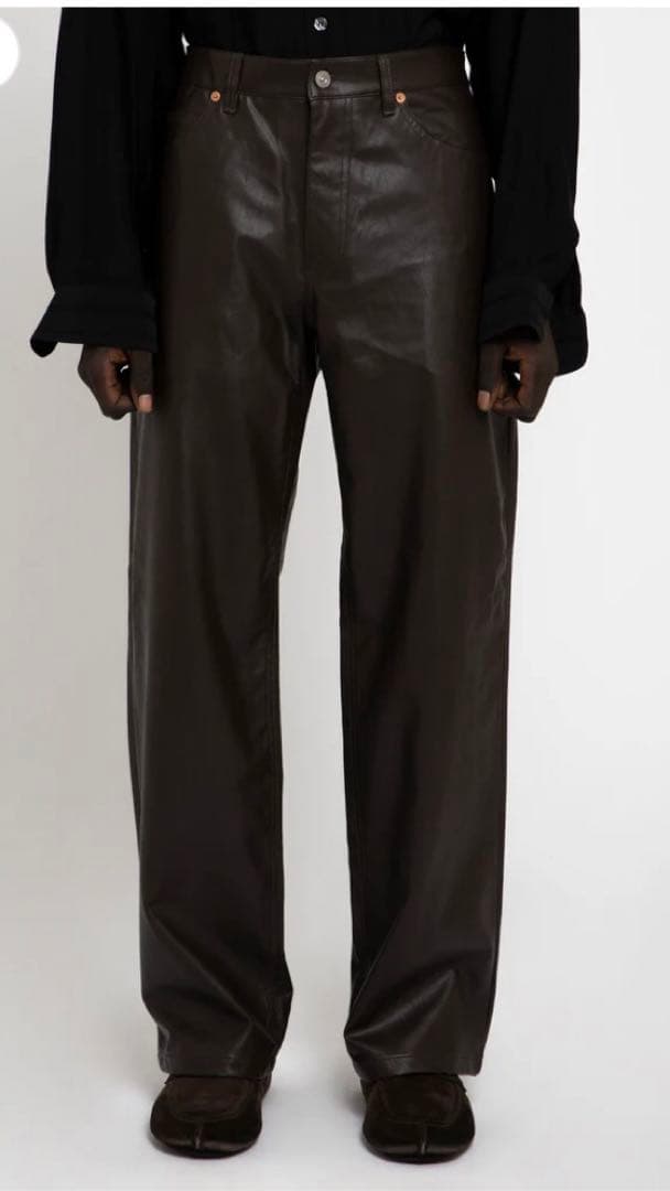 ロードスコフ　rold skov エコレザー ワイドパンツ