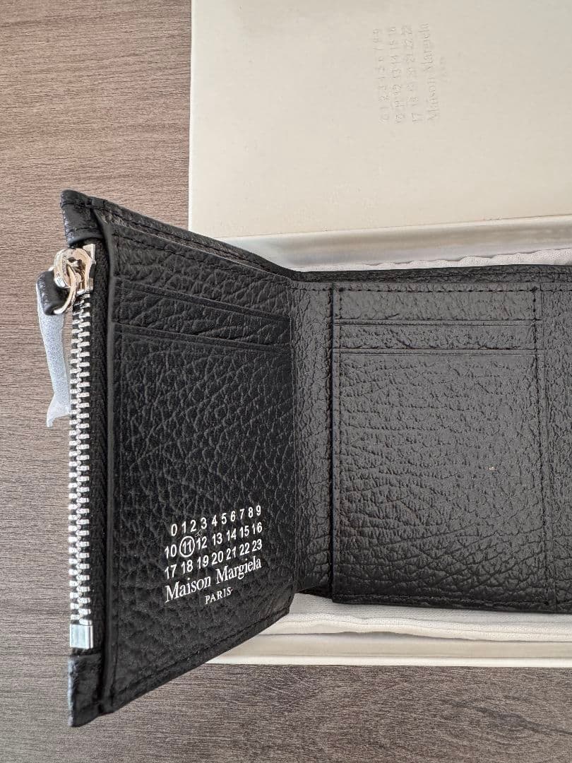 極美品✨Maison Margiela ブラック 三つ折り財布
