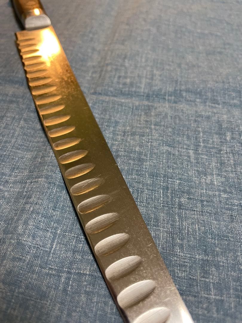 misonoミソノ　モリブデン鋼筋引きサーモンナイフ　刃渡り290mm