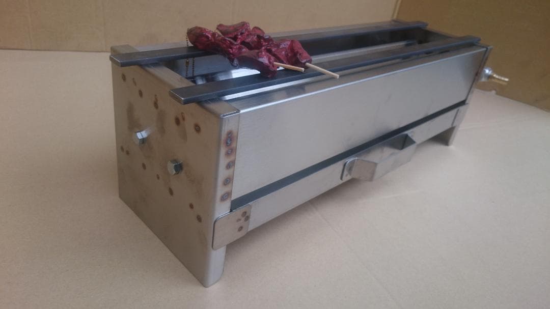 新品 串焼き機 焼鳥器 五平餅 LPG プロパンガス 炉端焼き やきとり