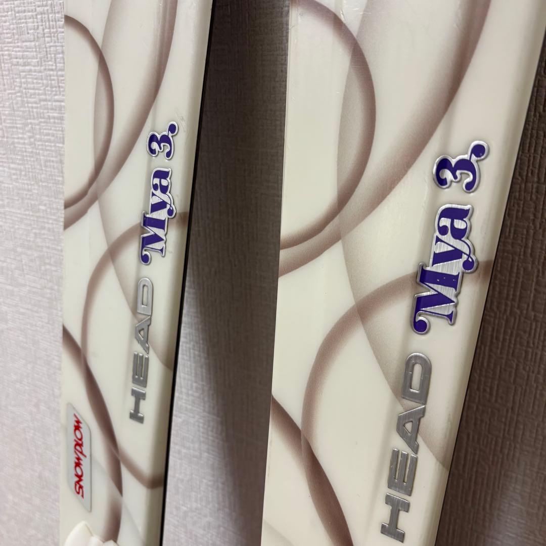 ■HEAD■女性用スキーセット■板142/靴23-23.5/ストック107