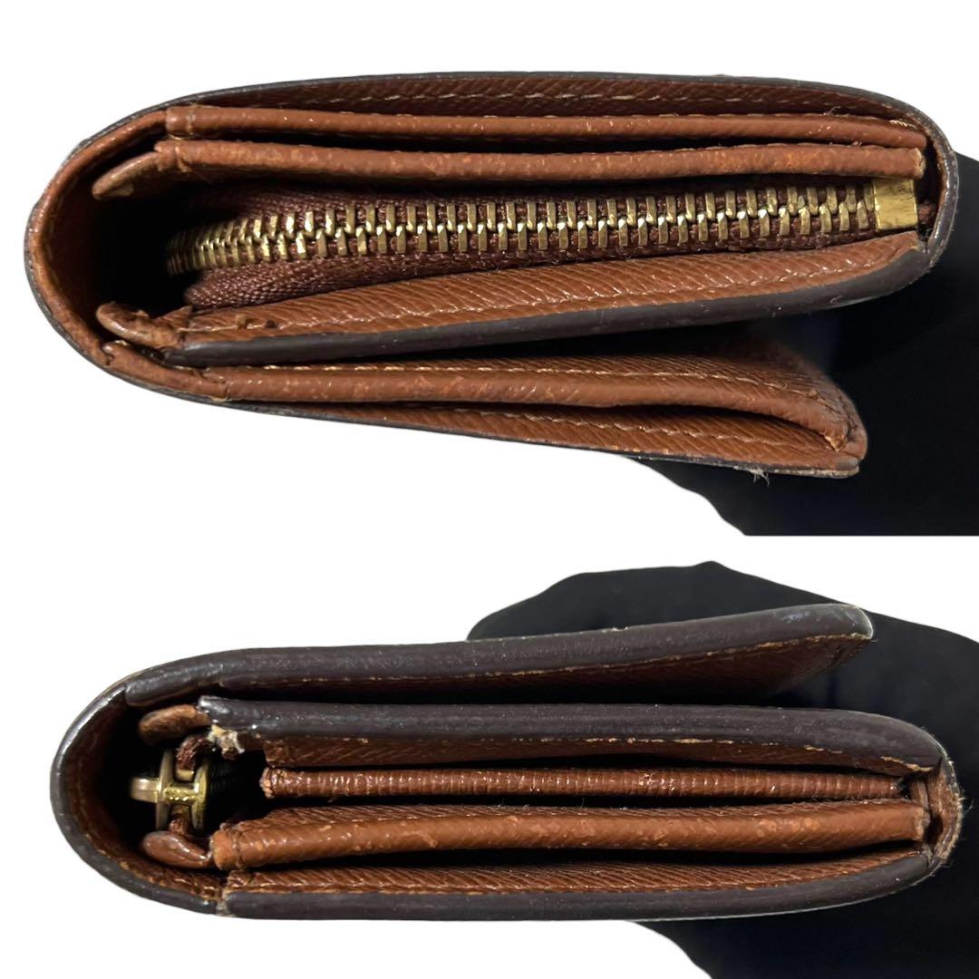 ルイヴィトン✨　折り財布　ポルトモネビエ　トレゾール　モノグラム　ファスナー