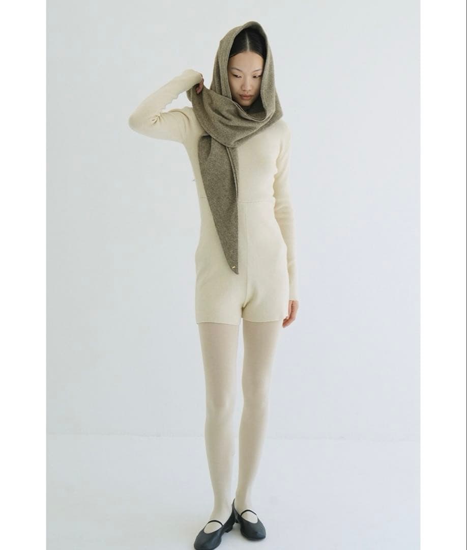 トップス CLANE WOOL SHORT KNIT ALL IN ONE