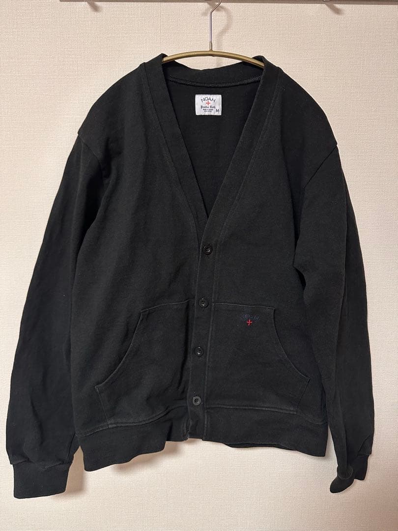 NOAH ブラック カーディガン M