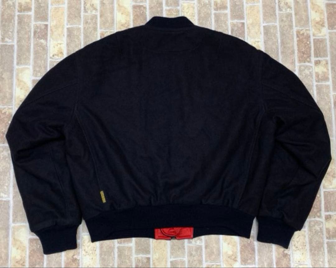 ARMANI アルマーニ 90's メルトン ウール ボンバー MA-1