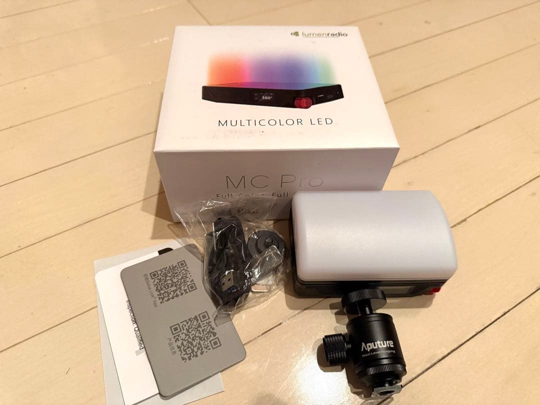 Aputure MC Pro Lumenradio搭載 LEDライト