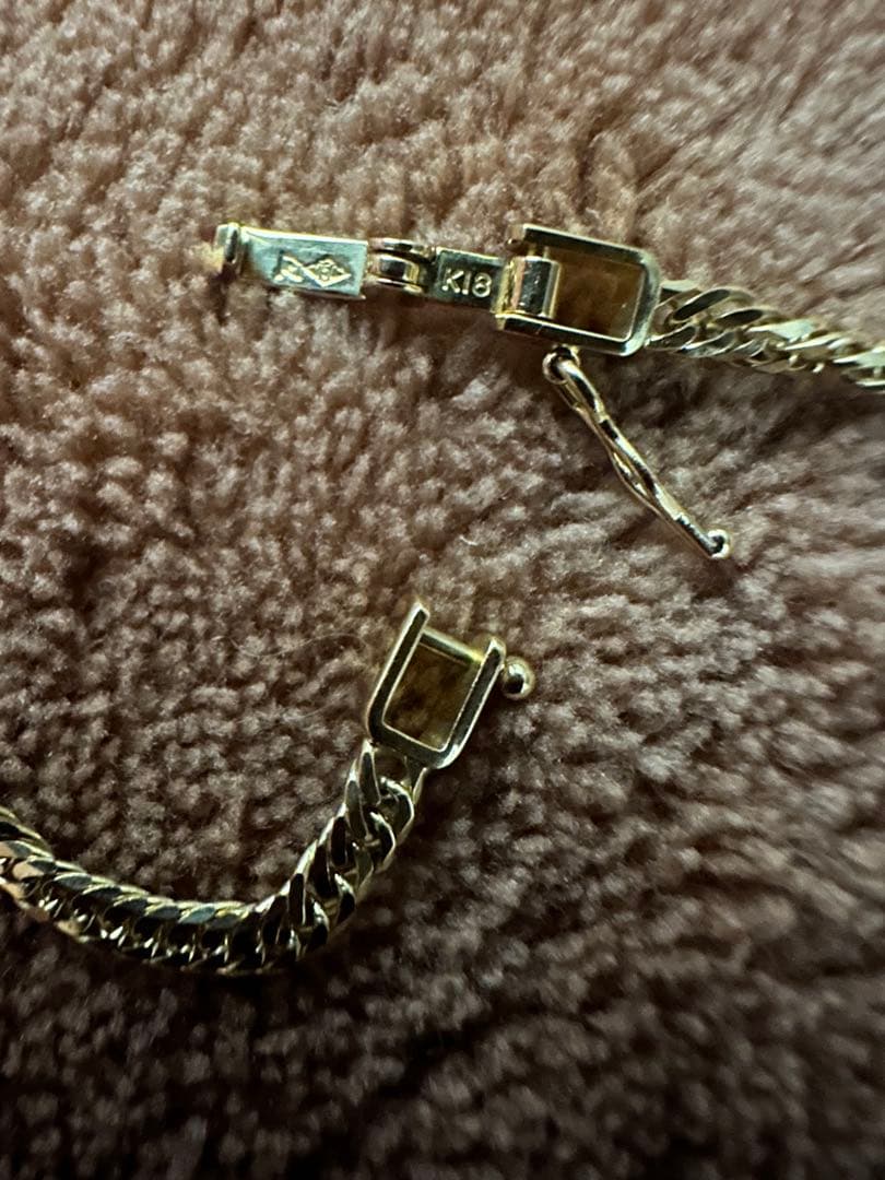 12TC 18K 日本製ゴールド 17cm 3.02 grams ブレスレット