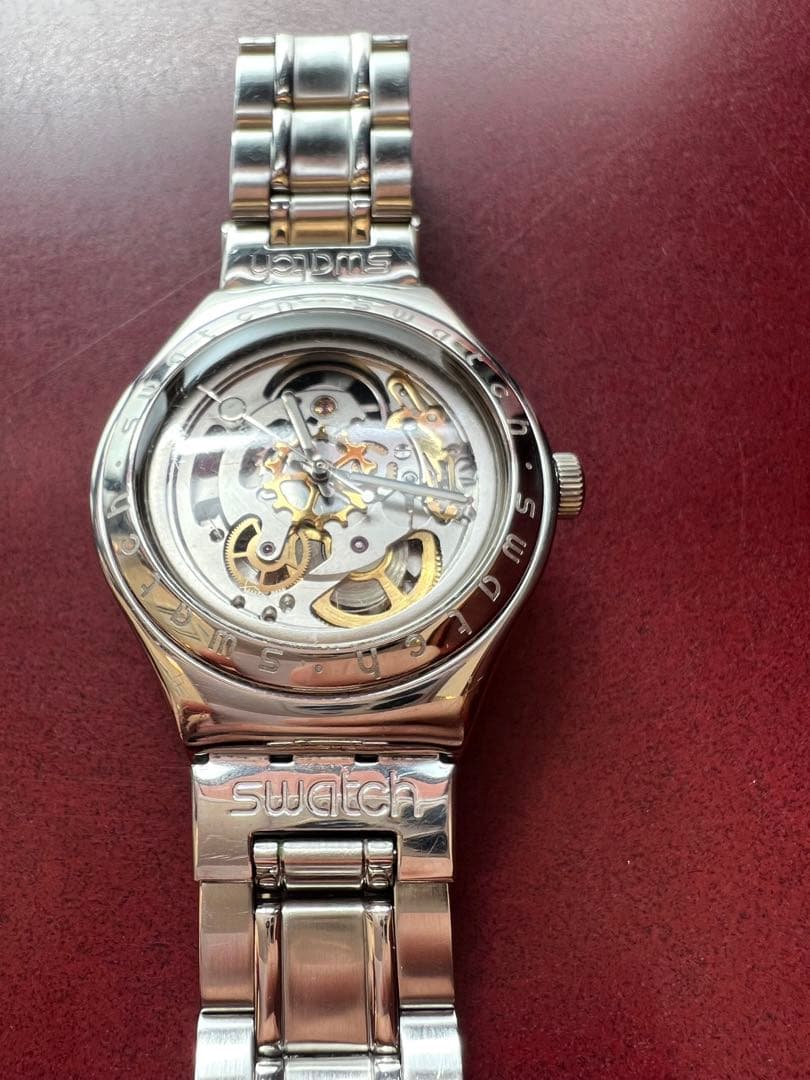 スウォッチ アイロニー オートマチック ボディ＆ソウル スケルトン