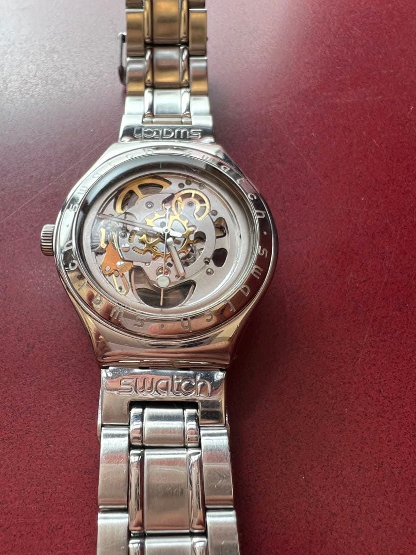 スウォッチ アイロニー オートマチック ボディ＆ソウル スケルトン