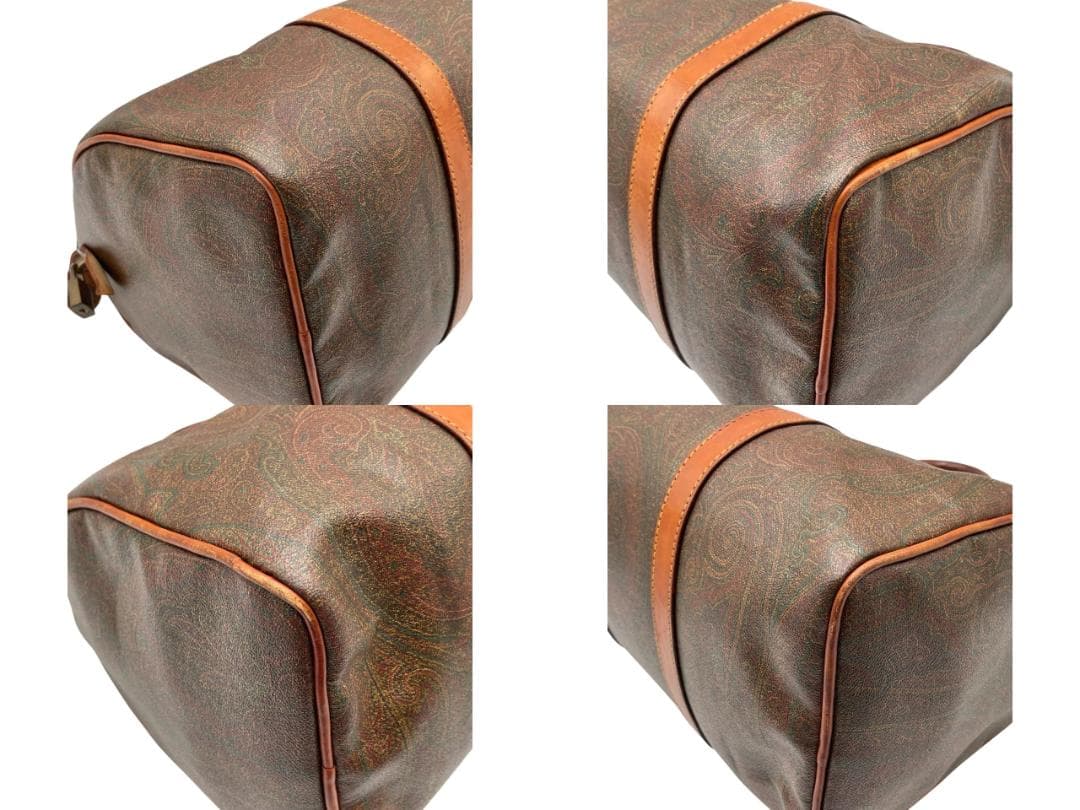 ETRO/エトロ ペイズリー柄 ボストンバッグ 鍵付き