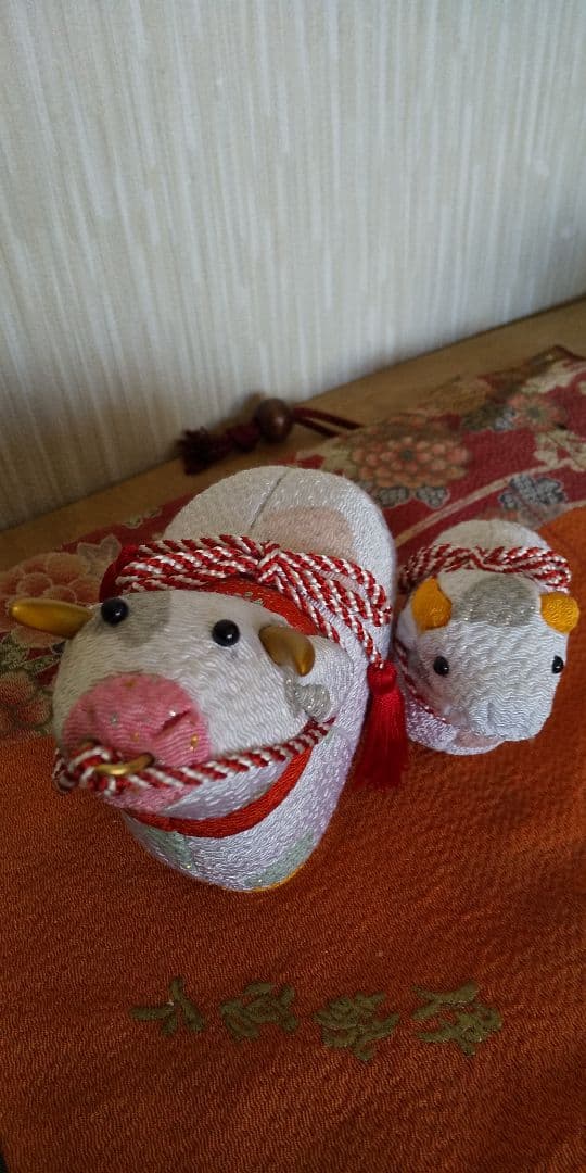 きめこみ人形 干支 牛