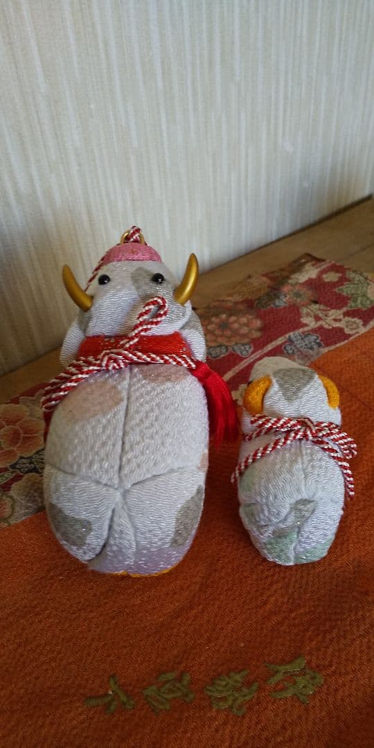 きめこみ人形 干支 牛