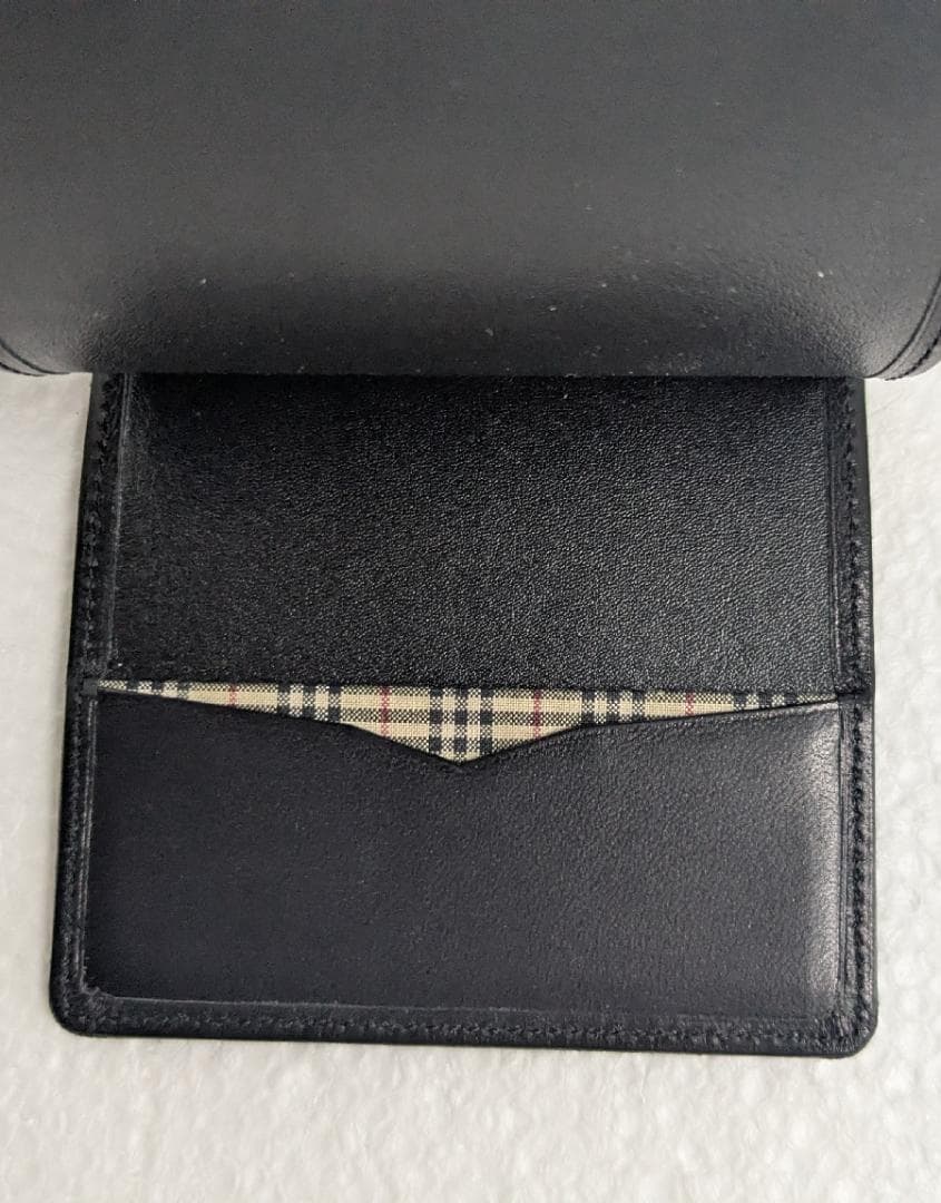 【（再）値下げしました】BURBERRY バーバリー レザー マネークリップ