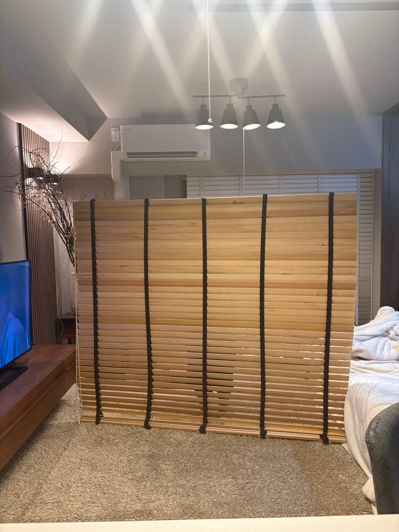 <サンレジャン> ウッドブラインド 大型