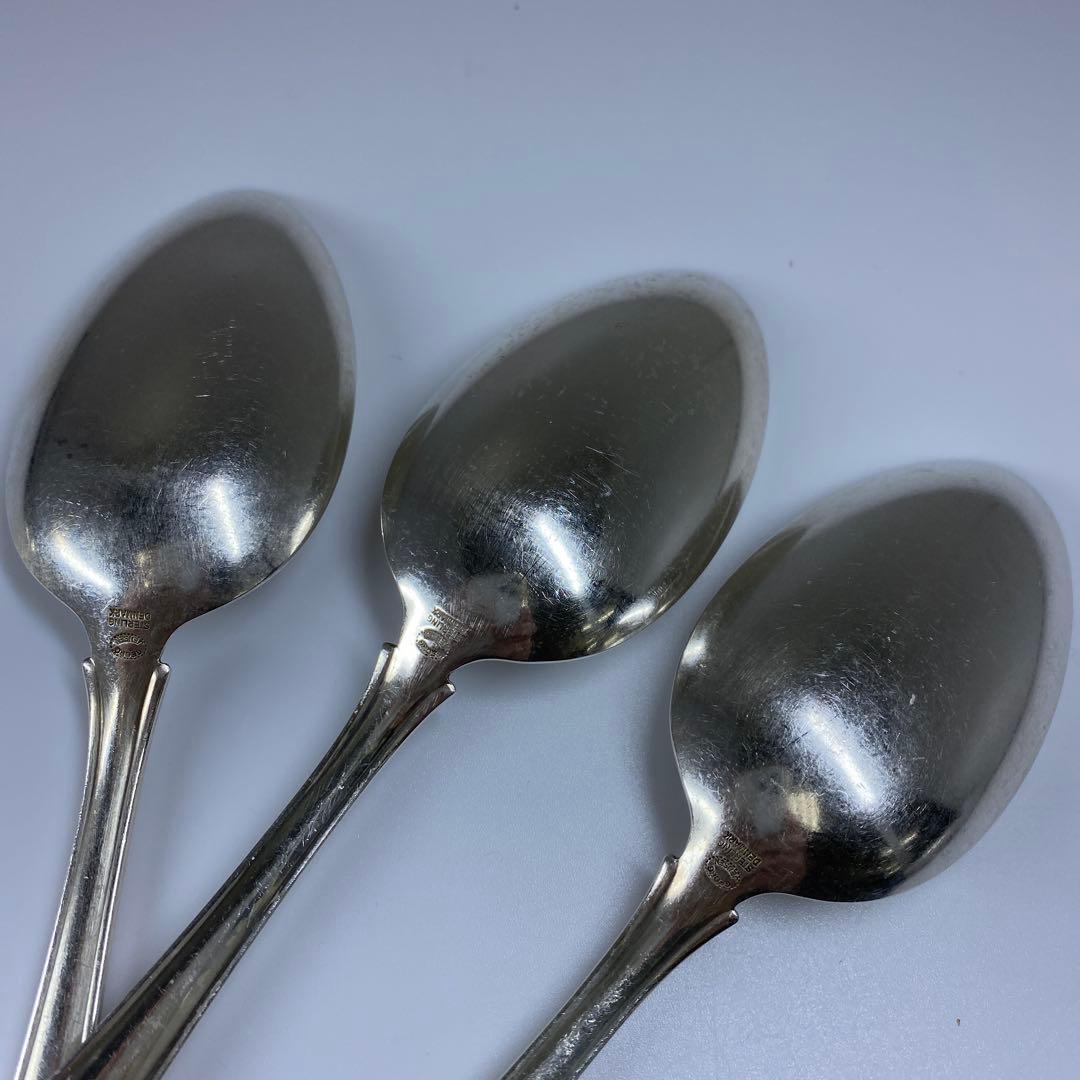 ジョージジェンセン　ローズリリーディナースプーン　6本　袋付401g 19.6㎝