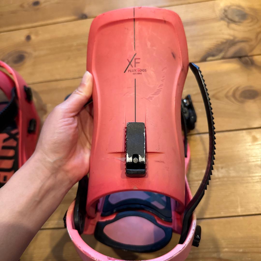 Flux スノーボードビンディング ピンク　S size