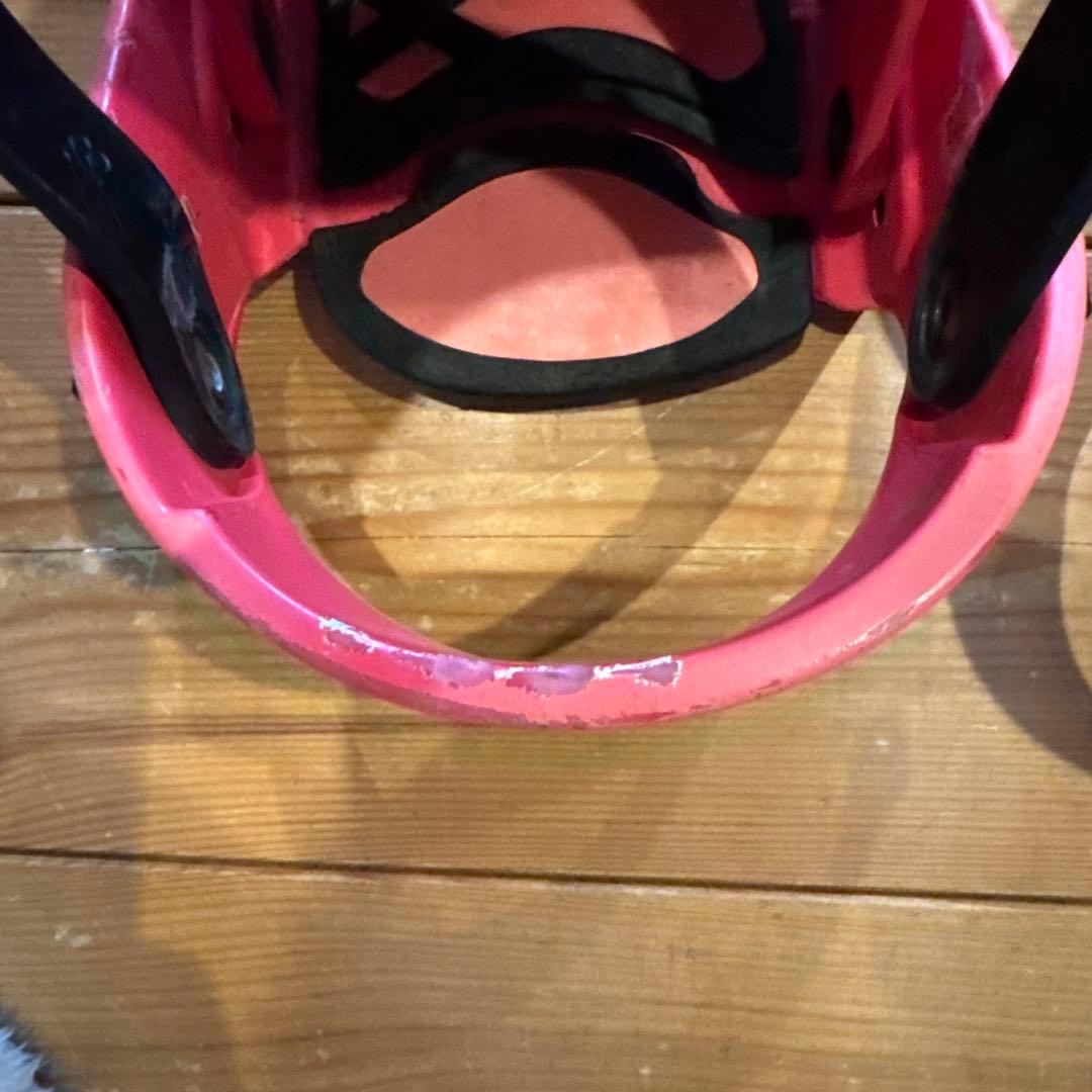 Flux スノーボードビンディング ピンク　S size