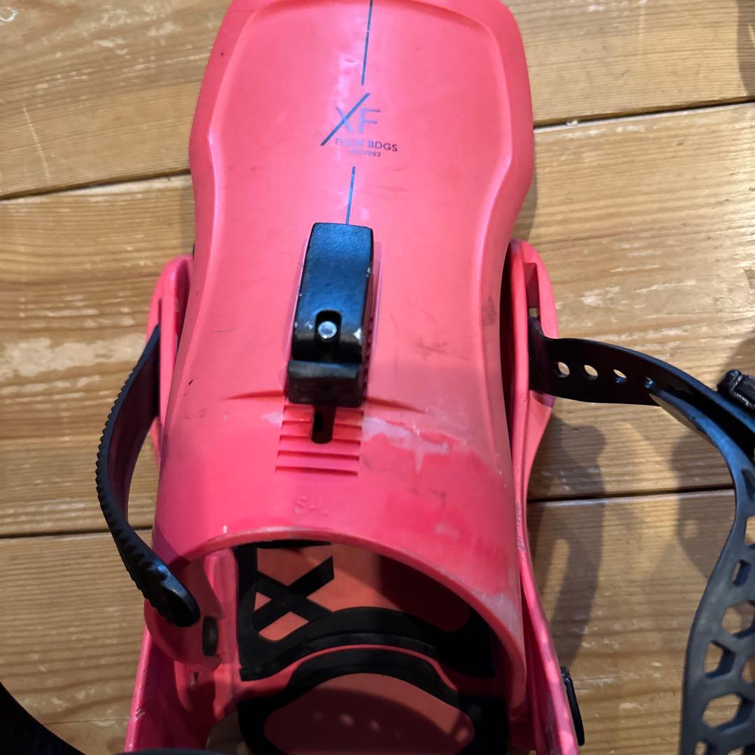 Flux スノーボードビンディング ピンク　S size