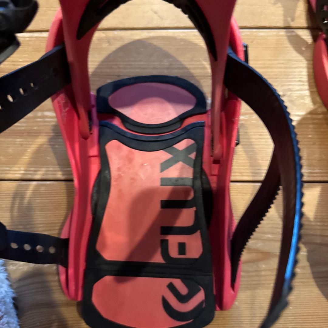 Flux スノーボードビンディング ピンク　S size