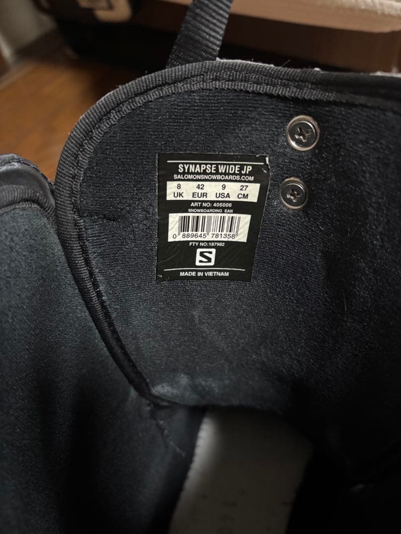 サロモン　シナプスワイド27cm値下げ中