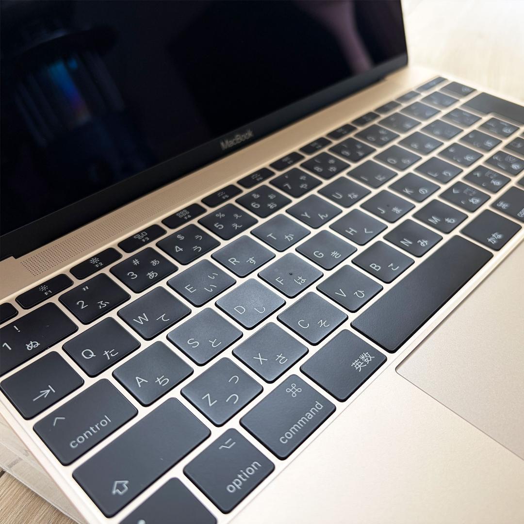 【美品】MacBook12 2017 8GB/256GB ゴールド