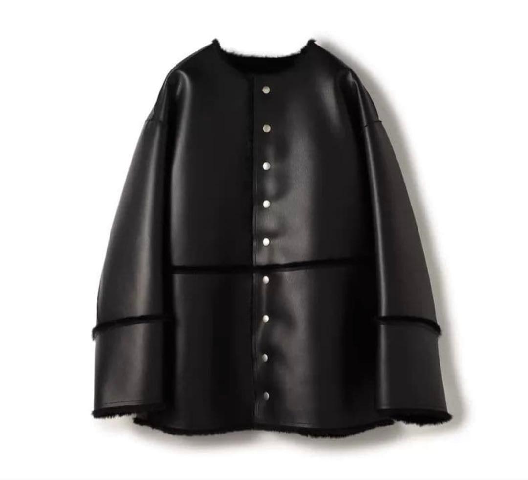 MACPHEE フェイクムートン リバーシブル コート