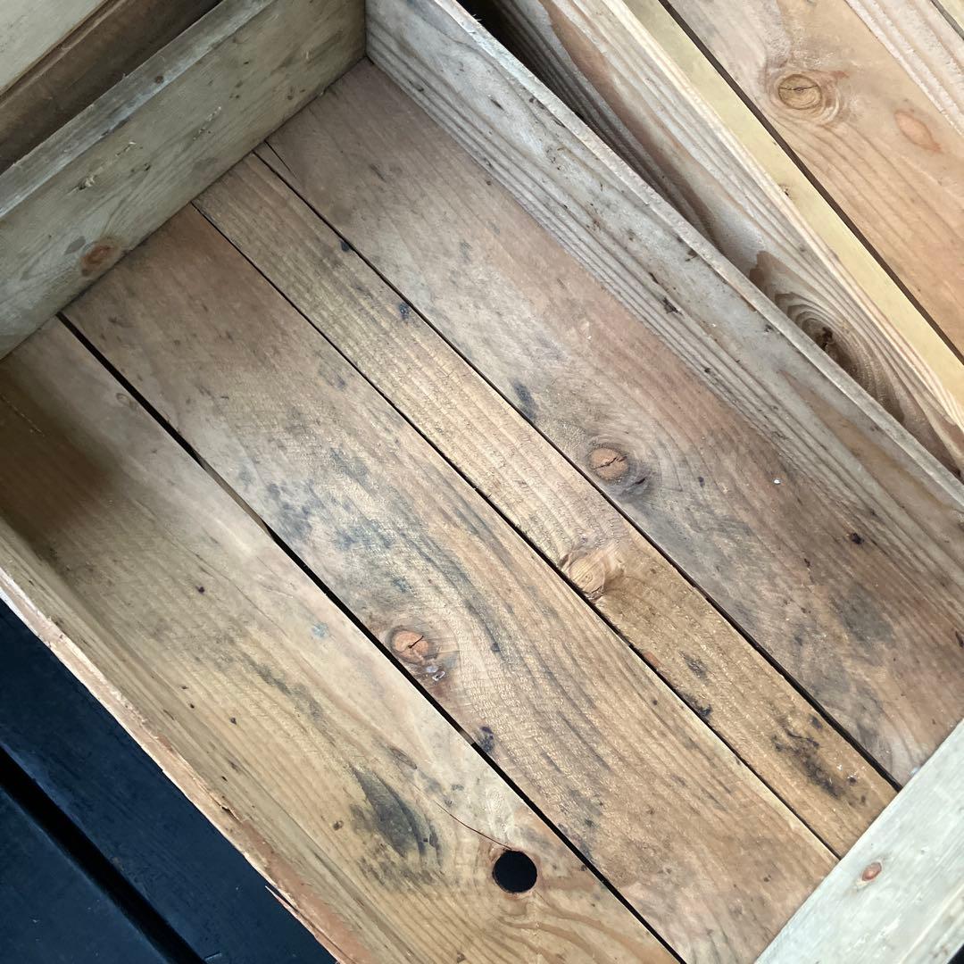 9個まとめ　魚　トロ箱　レトロ　木製箱　魚箱 魚屋 魚河岸 市場 木製　道具箱